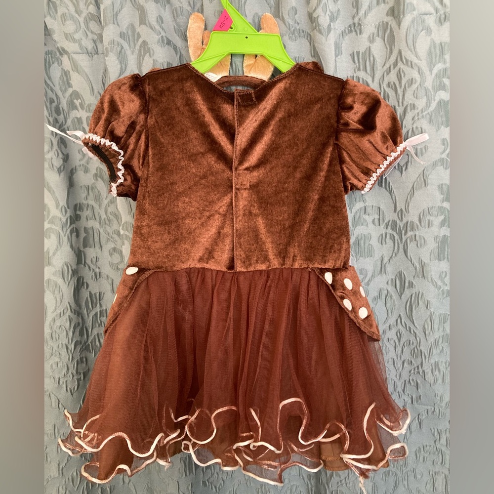 Girls Halloween Deer Costume | Size 12-18M 2 Piece - Picture 2 of 5